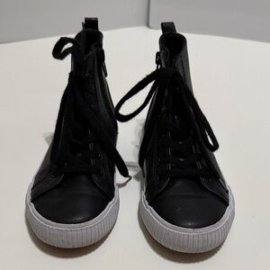 Cat & Jack Black Lace-Up Sneakers